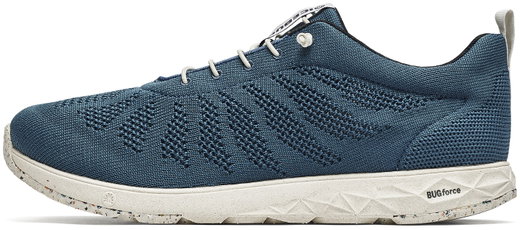 Icebug Sneaker Eli RB9X (3D-Mesh, elastische Kordeln erleichtern An- und Ausziehen) stahlblau